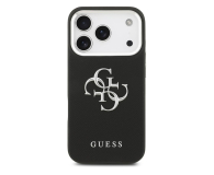 Guess Grained Big 4G & Classic Logo do iPhone 17 Pro czarny - 1365539 - zdjęcie 2